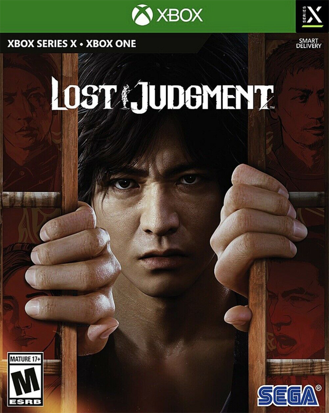 Lost Judgment US box art XBS